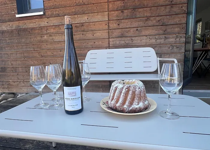 Semesterbostad Maison Des 5 Cepages - Chez Vigneron - Jardin Terrasse Et Parking Mittelwihr